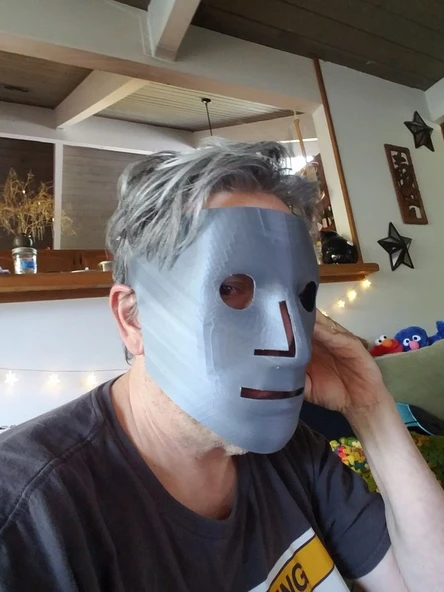 Byr NPC Maske (Sadece Plastik Aparattır!!!) 3D - Resim 4