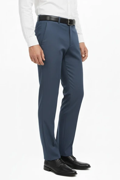 Erkek Regular Fit  Kumaş Pantolon Likra Kumaş BGL-ST05035 - Resim 4