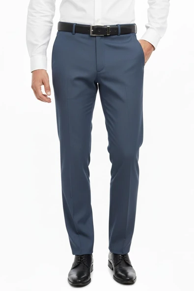 Erkek Regular Fit  Kumaş Pantolon Likra Kumaş BGL-ST05035 - Resim 2