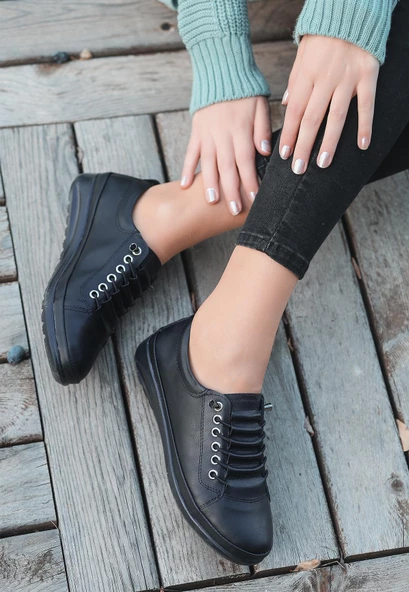 Artı-Artı020-1209 İçi Deri  Kadın Sneaker Ayakkabı - 3