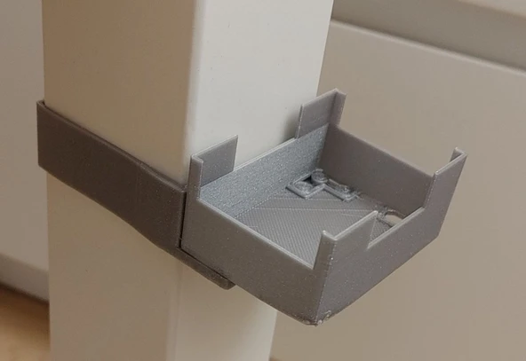 Byr Sihirli Eşarp: IKEA eksikliği (ve diğer tablolar) için bir kulaklık tutucu p (Sadece Plastik Aparattır!!!) 3D - Resim 4