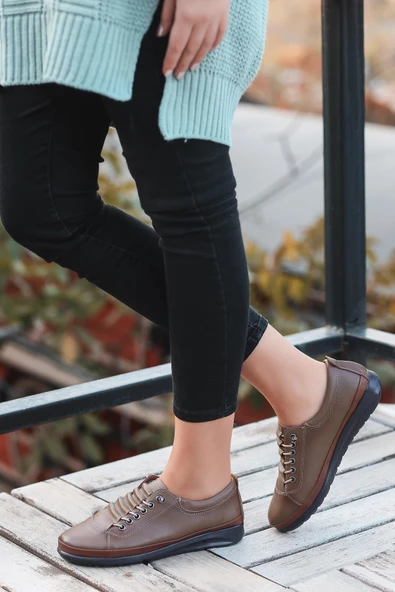 Artı-Artı020-1209 İçi Deri  Kadın Sneaker Ayakkabı - 6