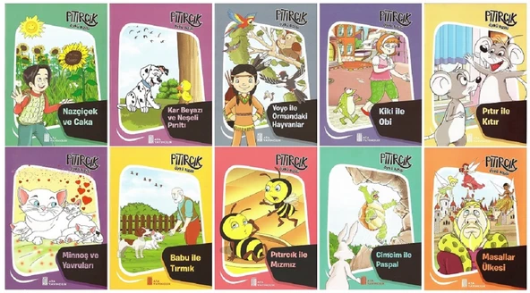 2.Sınıf Okumayı Sevdiren Renkli Resimli Hikayeler 10 - 10 Kitap - Resim 3