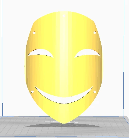 Byr Gülümseyen Maske / Smiley Face (Sadece Plastik Aparattır!!!) 3D - Resim 2
