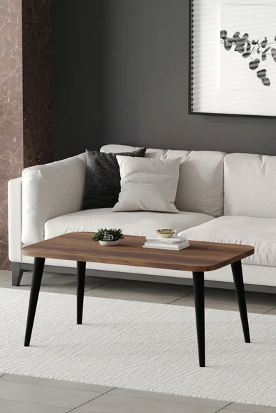 Orta Sehpa Metal Ayaklı , Roma Orta Sehpa , Siyah Metal - Barok Tabla - Resim 2