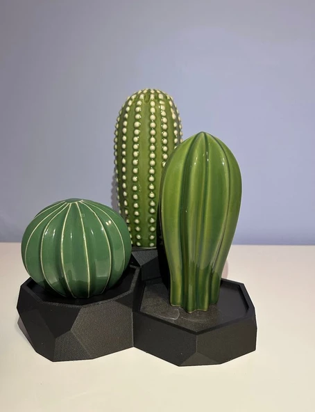 Byr IKEA Cam Kaktüsü İçin 3D Baskılı Stand Gizimce (Sadece Plastik Aparattır!!!) 3D - Resim 3