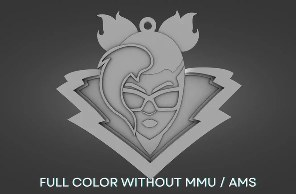 Byr Fortnite Valeria'nın Madalyon Anahtarı / Kolye - Küçük (Sadece Plastik Aparattır!!!) 3D ürün görseli