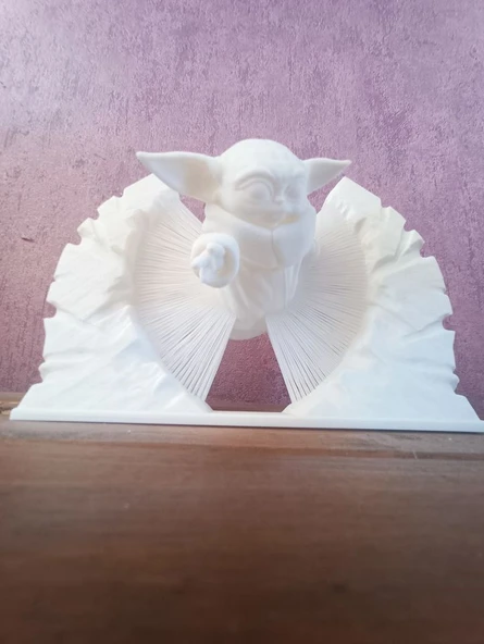 Byr Stringart Baby Yoda (Sadece Plastik Aparattır!!!) 3D - Resim 2