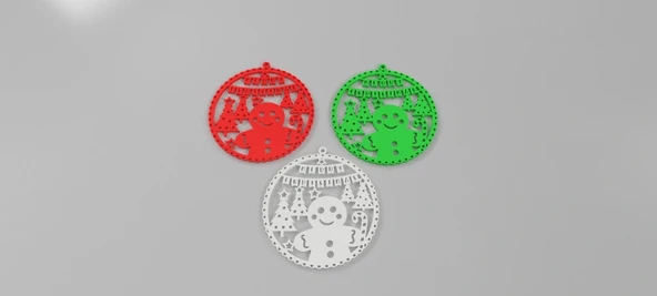 Byr Yeni Noel Kolye V1 (Sadece Plastik Aparattır!!!) 3D ürün görseli