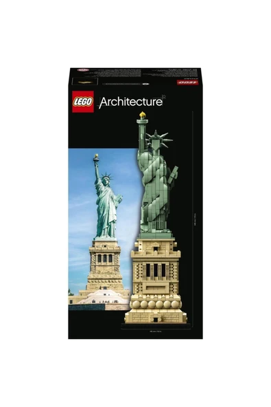 LEGO ® Architecture Özgürlük Heykeli 21042 Yetişkinler için Yapım Oyuncağı - Resim 4