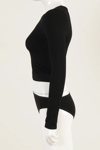 DoReMi Sırtı Fileli Uzun Kollu Tişört - Resim 2