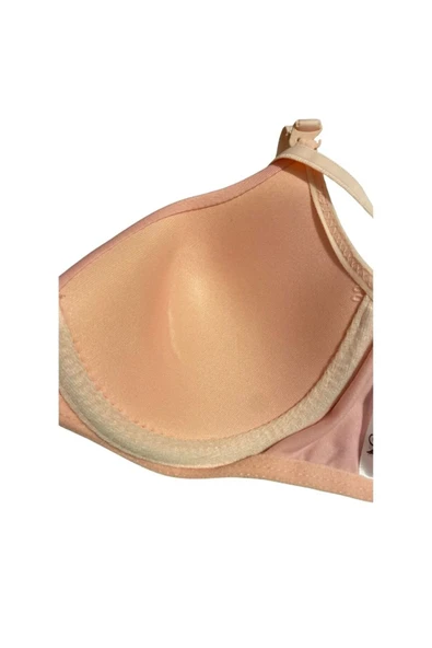 Zi Pembe Boş Kap Mikro Tulumlu Sütyen Takım - Resim 6