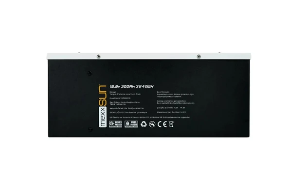 MEXXSUN Lityum Akü 12,8V 300Ah (LiFePo4) 3840Wh - Resim 3