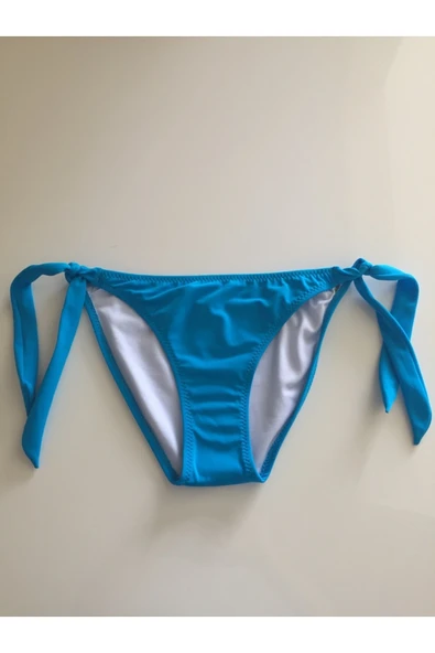 Zi 2 Renk 1 Paket Pembe-açık Mavi Kalın Ip Bağcıklı Bikini Altı - Resim 5