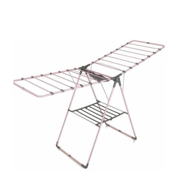 Perilla Isabella Çamaşır Kurutmalığı Sepetli Soft Pembe 57016 ürün görseli