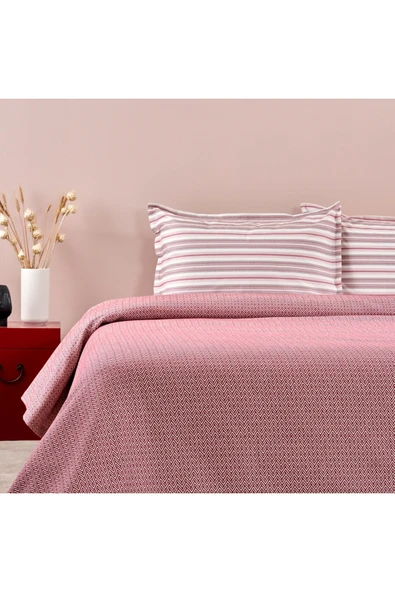 Taç Royal Çift Kişilik Softly Set Bordo - Resim 2