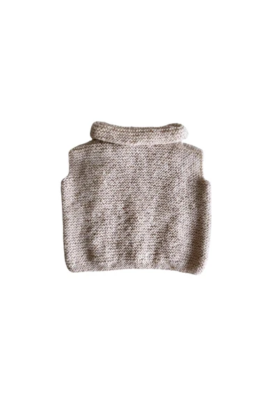 Zi Bej El Örgü Sıfır Kollu Bebek Yeleği - Resim 2