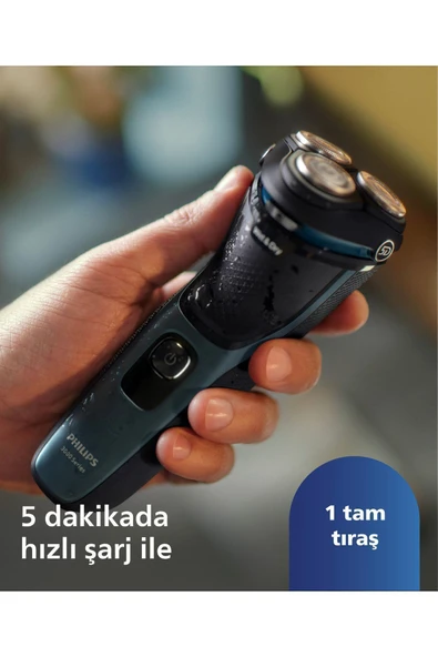 Philips 3000 Serisi Tıraş Makinesi S3144/00,sinekkaydı Tıraş,ıslak Ve Kuru Kullanım,hassas Düzeltici - Resim 7