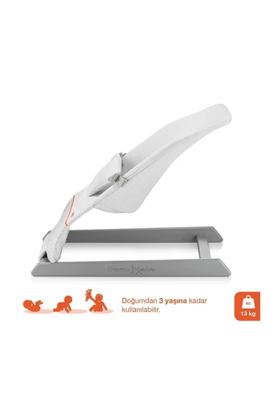 Gezenbebe Bouncy Ev Tipi Ana Kucağı - Powder - Resim 4