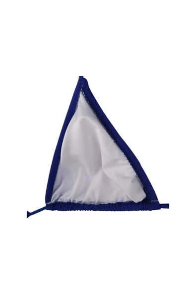 Zi Siyah Kenarları Ince Ip Bağlama Detaylı Bikini Altı - Resim 12