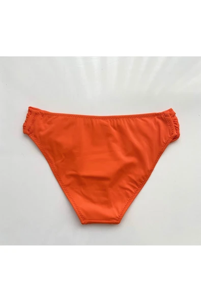 Zi Turuncu Çok Dar Kalıp Kalın Kenarlı Bikini Altı - Resim 5