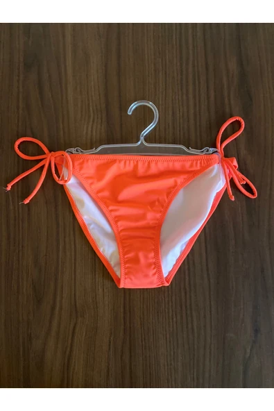 Zi 2 RENK 1 PAKET SİYAH-NAR ÇİÇEĞİ İNCE İP BAĞCIKLI BİKİNİ ALTI - Resim 6