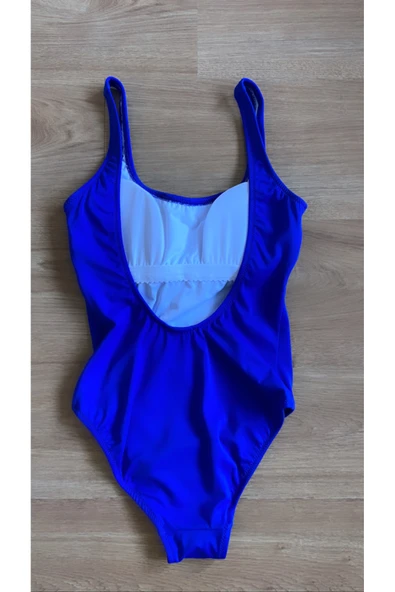 Zi Mavi Çok Dar Kalıp Girl Power Baskılı Mayo - Resim 7