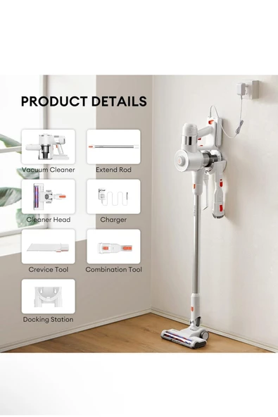 Sumptuous Ultenic U10 Pro Kablosuz Dikey Süpürge - Resim 8