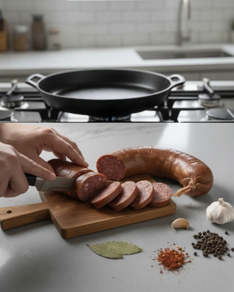 Kısık Ateş Sucuk 900 gr (+/-0,50 gr) - Resim 2