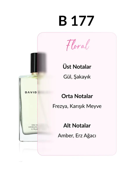David Walker B177 Delfi 50 ml Kadın Parfüm | Floral - Resim 2
