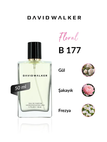 David Walker B177 Delfi 50 ml Kadın Parfüm | Floral ürün görseli 1