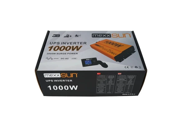 Tam Sinüs UPS (Remote Ekran) 12V 1000W - Resim 6
