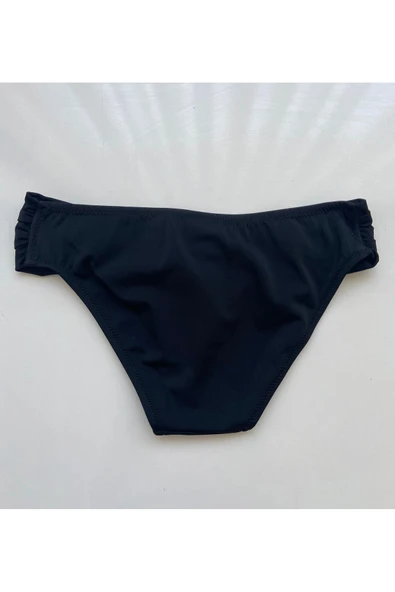 Zi Siyah Çok Dar Kalıp Kalın Kenarlı Bikini Altı - Resim 3