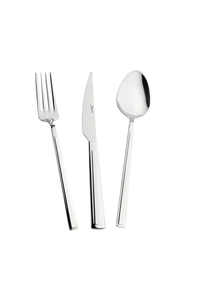 Jumbo Athena 6 Kişilik 18 Parça Yemek Çatal Kaşık Bıçak Takımı - Resim 2