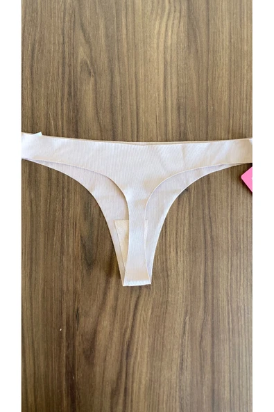 Zi 5 ADET 1 PAKET Kahve Basic Klasik Lazer Kesim Kadın Tanga Külot - Resim 4