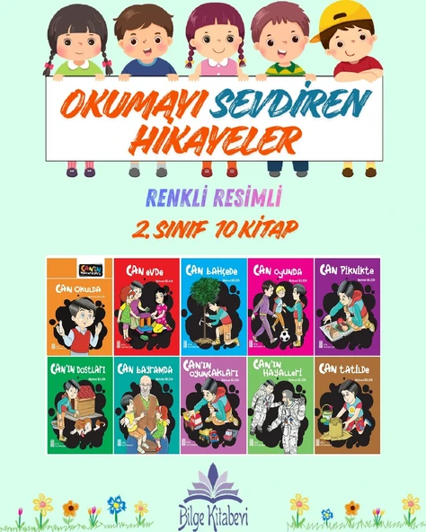 2.Sınıf Okumayı Sevdiren Renkli Resimli Hikayeler 12 - 10 Kitap ürün görseli 1