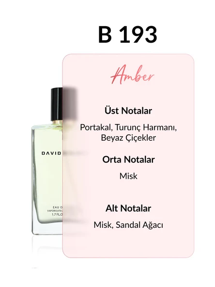 David Walker B193 Secret 50 ml Kadın Parfüm | Aromatic - Resim 2