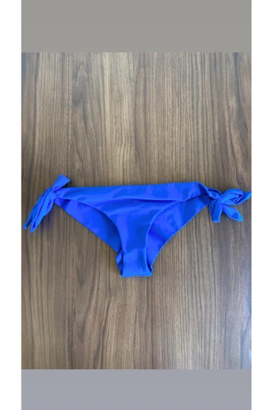 Zi 2 Renk 1 Paket Mavi-Haki Brezilya Model Bikini Altı - Resim 3