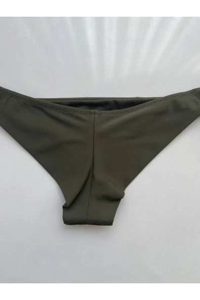 Zi Haki Brezilya Kalın İp Bağlamalı Bikini Altı - Resim 6