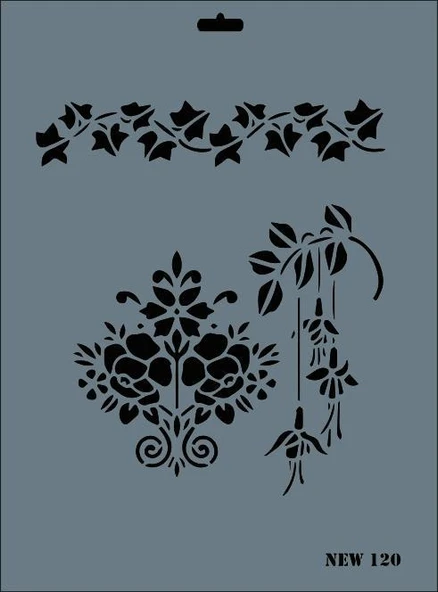 Rich New Seri N-120 Stencil 35x25 cm ürün görseli