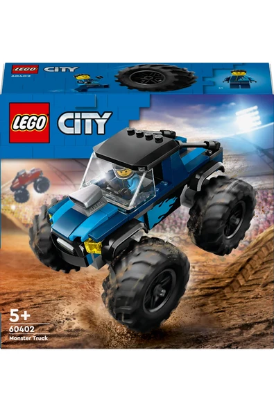 LEGO ® City Mavi Canavar Kamyon 60402 - 5+ Çocuklar için Yaratıcı Oyuncak Yapım Seti (148P) - Resim 3