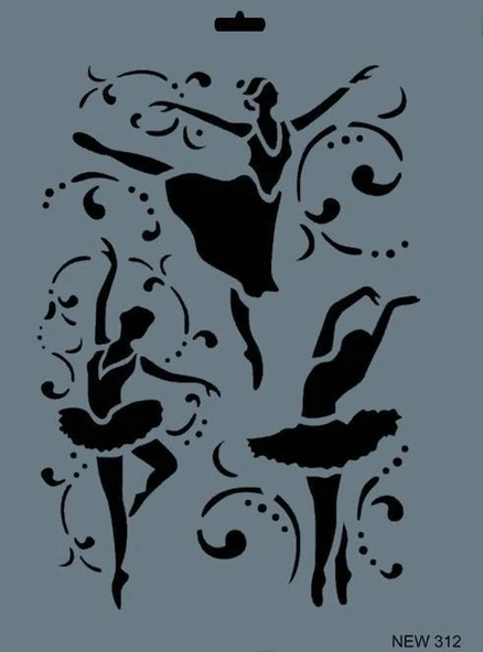 Rich New Seri N-312 Stencil 35x25 cm ürün görseli