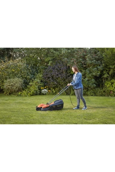 BLACK & DECKER BEMW451-QS 1200W 32 cm ÇİM KESME MAKİNASI - Resim 3