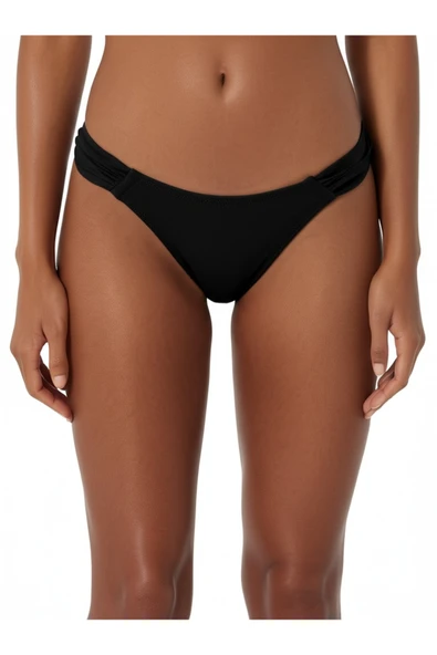 Zi Siyah Çok Dar Kalıp Kalın Kenarlı Bikini Altı ürün görseli