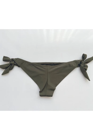 Zi Haki Brezilya Kalın İp Bağlamalı Bikini Altı - Resim 4