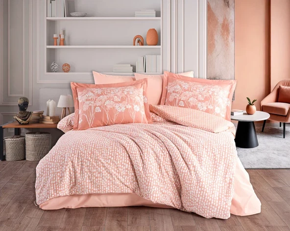 Hobby Çift Kişilik Poplin Nevresim Velura Terracota ürün görseli