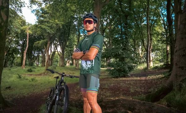 Santini UCI CYCLING WORLD CHAMPIONSHIPS Tech Tişört RE499GLLROCKY3WCG - Resim 4