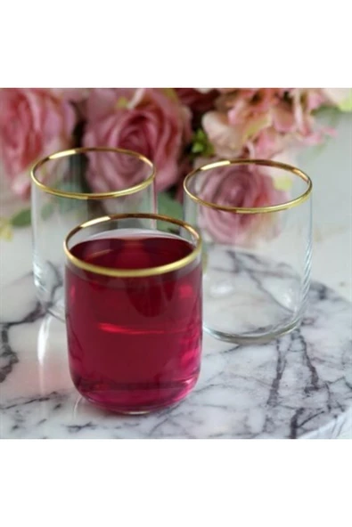 Paşabahçe 420112 Iconic Gold 6'lı Su Bardağı 280 Cc ürün görseli