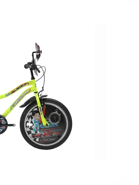 Bisan Niko 20 Jant Açık Sarı / Mavi 30cm Kadro Çocuk Bisikleti - Resim 2