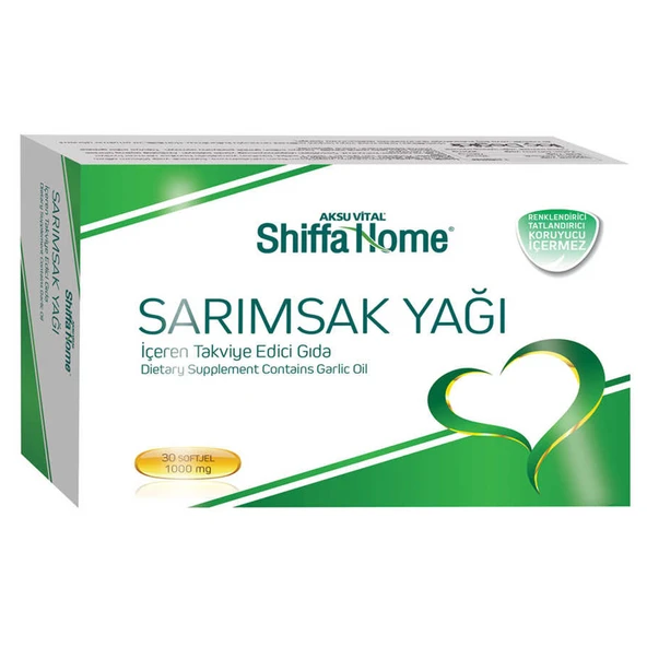 Shiffa Home Sarımsak Yağı Softjel 30 Kapsül ürün görseli